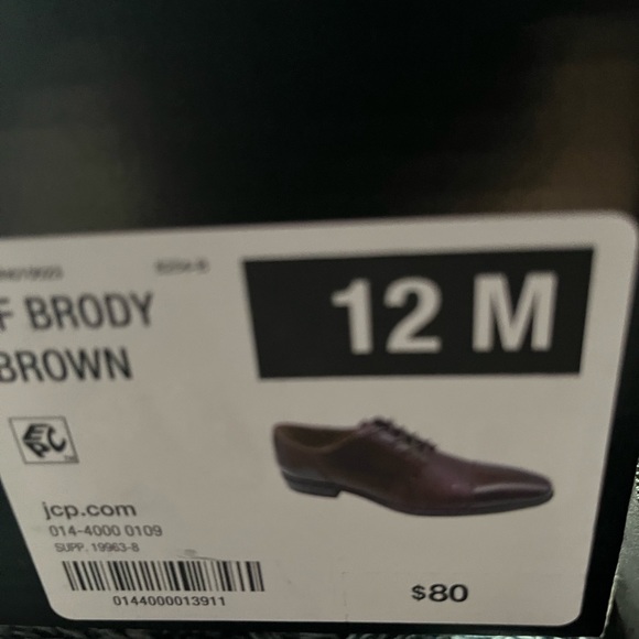 J. Ferrar Men’s Brown size 12 shoes - Picture 6 of 10